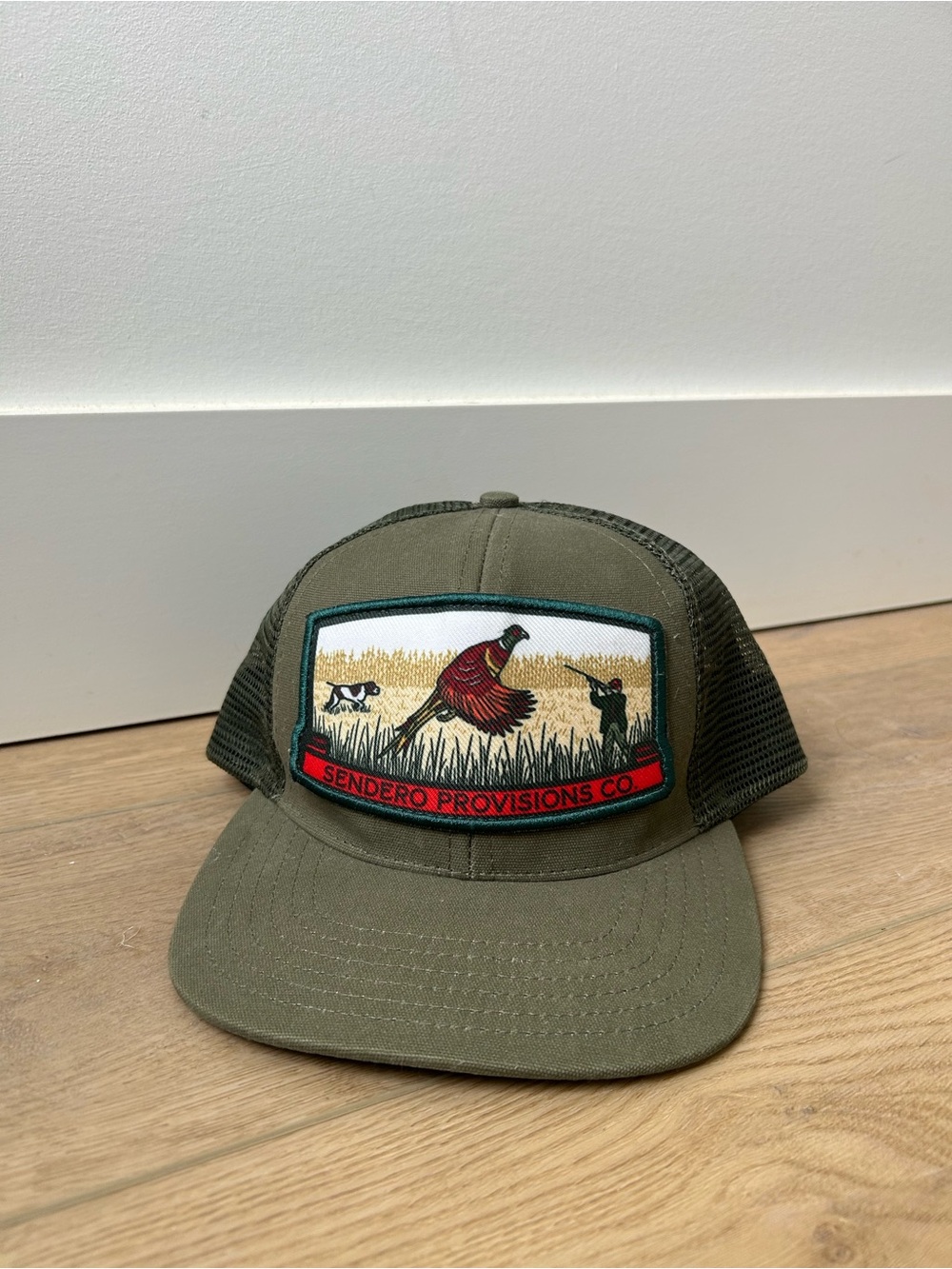 Sendero Provisions Co. Olive Mesh-Back Trucker Hat
